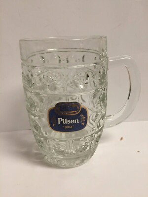 Vintage Efes PILSEN  Bira .5 Liter Glass Mug ~ BW142