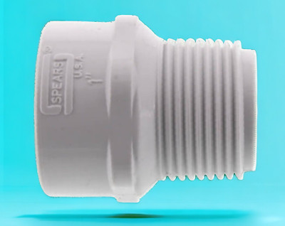 1'' PVC Sch. 40 Female x Male Riser Extension- Spears PRO Pipe Fitting F X M