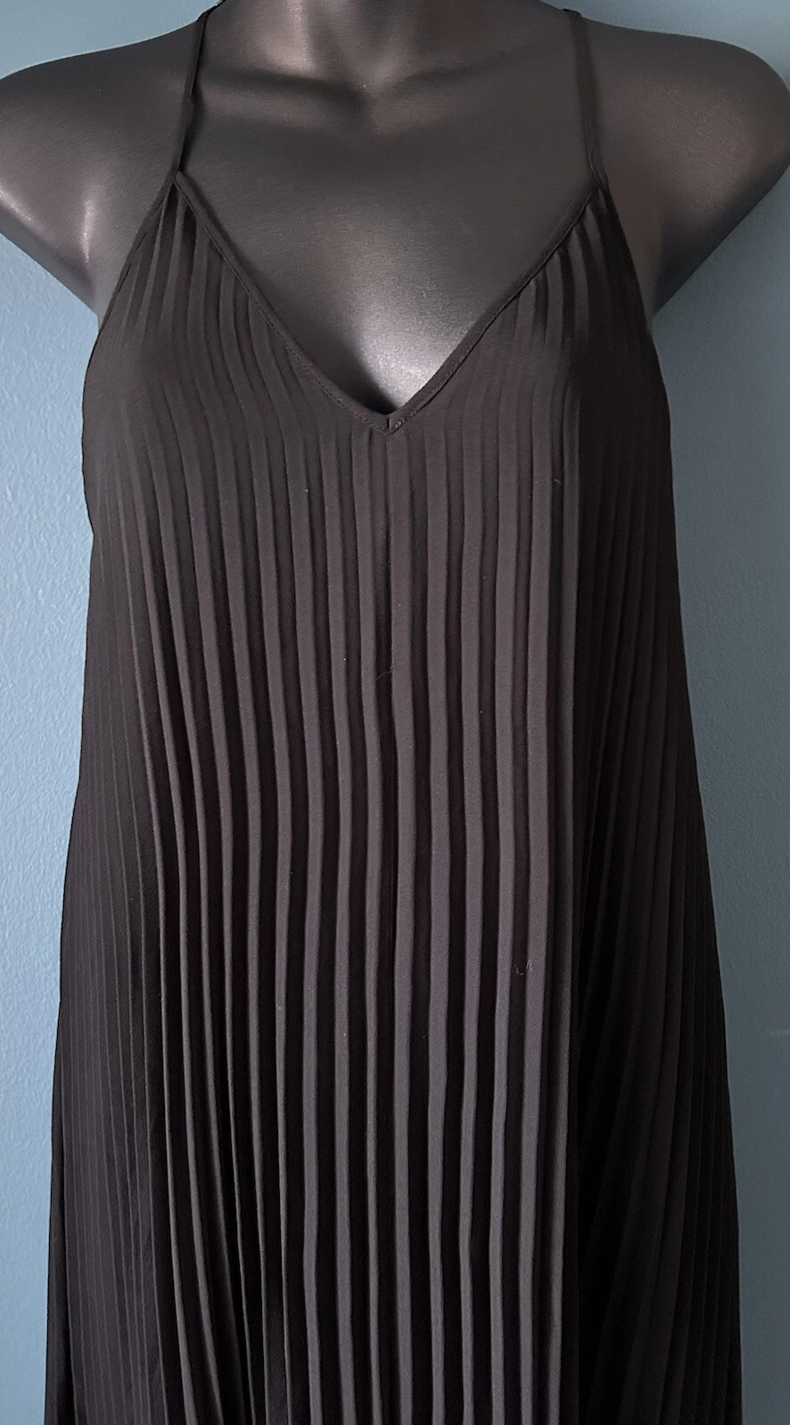 UNDERCOVER Rara camicia da notte Victoria's Secret fisarmonica plissettata pizzo romantica sexy maxi Y2K