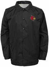NCAA by Outerstuff NCAA Louisville Cardinals Youth Boys "Bravo" Coaches Jacke...