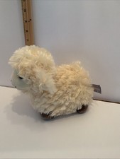 Embrace Alpaca Llama Plush Cream Soft Stuffed Animal Toy 11"