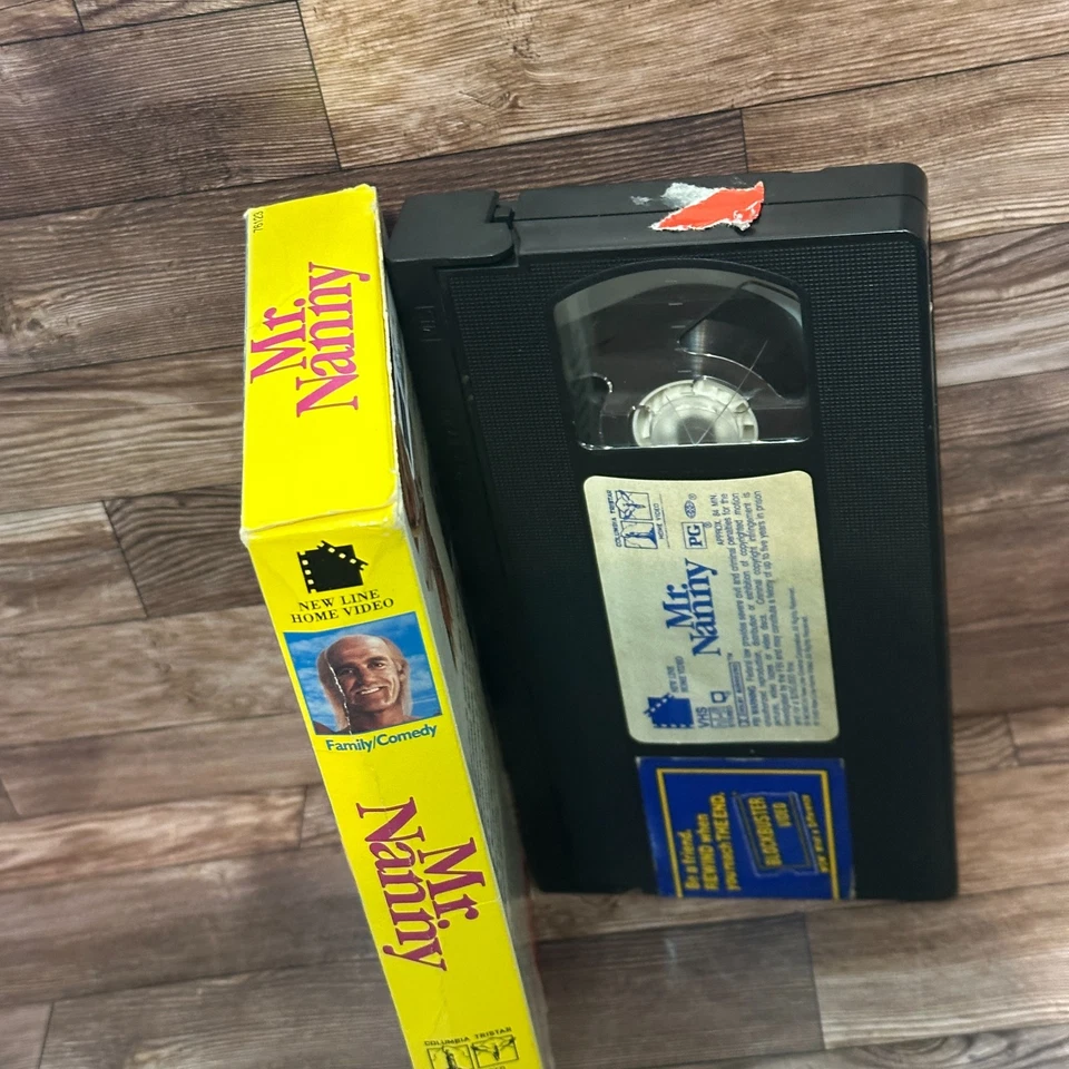 Mr. Nanny VHS Used Hulk Hogan Family Comedy 1993 Live Entertainment - Image 3 of 3