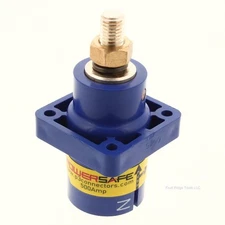 Phase 3 Powersafe SPS-N-BK-T5 Panel Mount Source Neutral Black 500A Connector