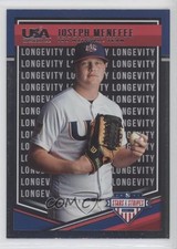 2018 Panini USA Baseball Stars & Stripes Longevity Joseph Menefee #37 3a3
