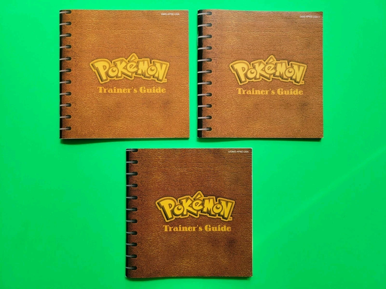 Lot 3 Pokémon Red Blue Yellow Trainer's Guide Instruction Manual Pokemon 1998 99