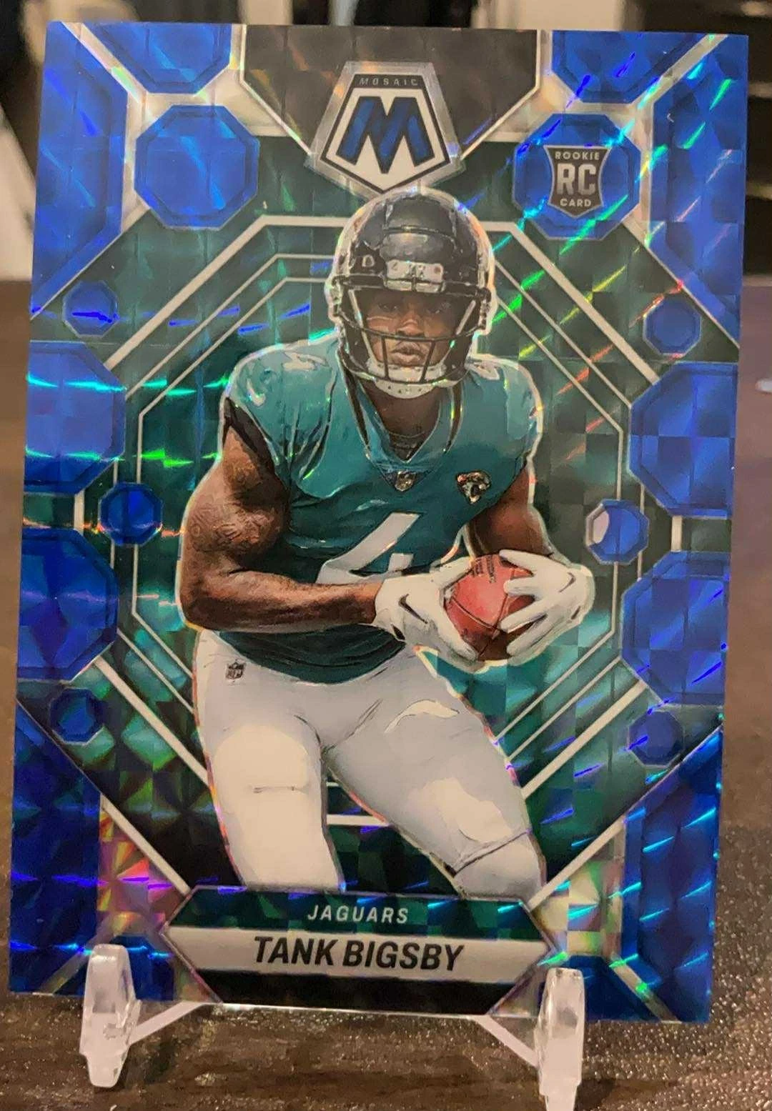 2023 Panini Mosaic - Rookies Tank Bigsby #364 Blue Mosaic Prizm /99 (RC)