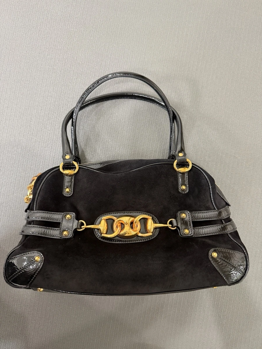 Gucci Black Suede Exterior Bags & Handbags for Women for sale | eBay