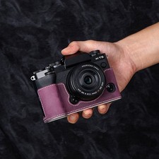 For Fujifilm X-T5 XT5 Camera Bag Leather Dock Case Base Protection Cover Shell