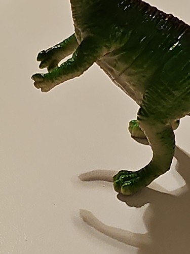 Unbranded Green Dinosaur Plastic Toy- 5 Inches Head To Tail, 2.5 In Tall - Picture 6 of 10