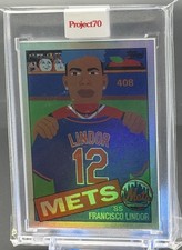 2021 Topps Project70 Francisco Lindor SSP /70 By KEITH SHORE RAINBOW FOIL SEALED