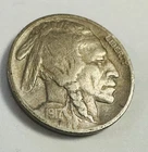 1917-P Buffalo Nickel.  Full Date.  VF Details As Shown # BN 17P VFDAS
