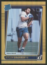 2021 Donruss Press Proof Premium #321 Kylen Granson Indianapolis Colts 1381
