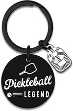 Pickleball Keychain Gifts For Women Men Lovers White...