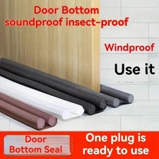 Door Bottom Seal Strip Under Door Draft Guard Soundproof Wind Dust Blocker 93cm