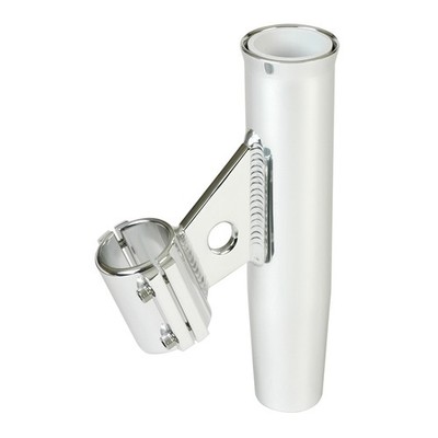 Lee's Clamp-On Rod Holder - Silver Aluminum - Vertical Mount - Fits 1.660'' O....
