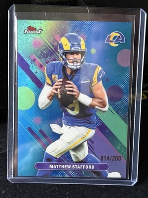 2025 Topps finest football #60 Matt Stafford /200