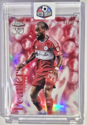 2025 Topps Chrome MLS - Jonathan Bamba Cherry Pearler /10. Case hit