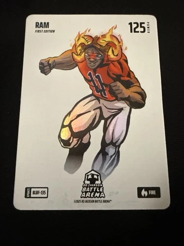 Ram Jose Ramirez Bo Jackson Battle Arena Blizzard Battlefoil Fire BLBF-135