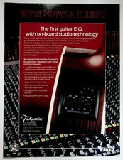 Takamine Parametric Equalizer Vintage Guitar Print Ad Studio Tech