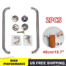 2PCS Stainless Steel Grab Bar Bathroom Safety Handicap Shower Tub Handle Support