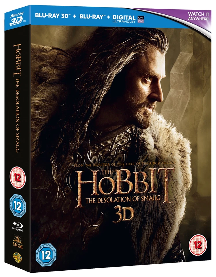 The Hobbit: The Desolation of Smaug (Blu-ray) Richard Armitage (UK IMPORT) - Image 2 of 2