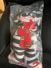 McDonald's Hamburglar  1987 Cloth Doll New in Original Sealed Pkg 13"