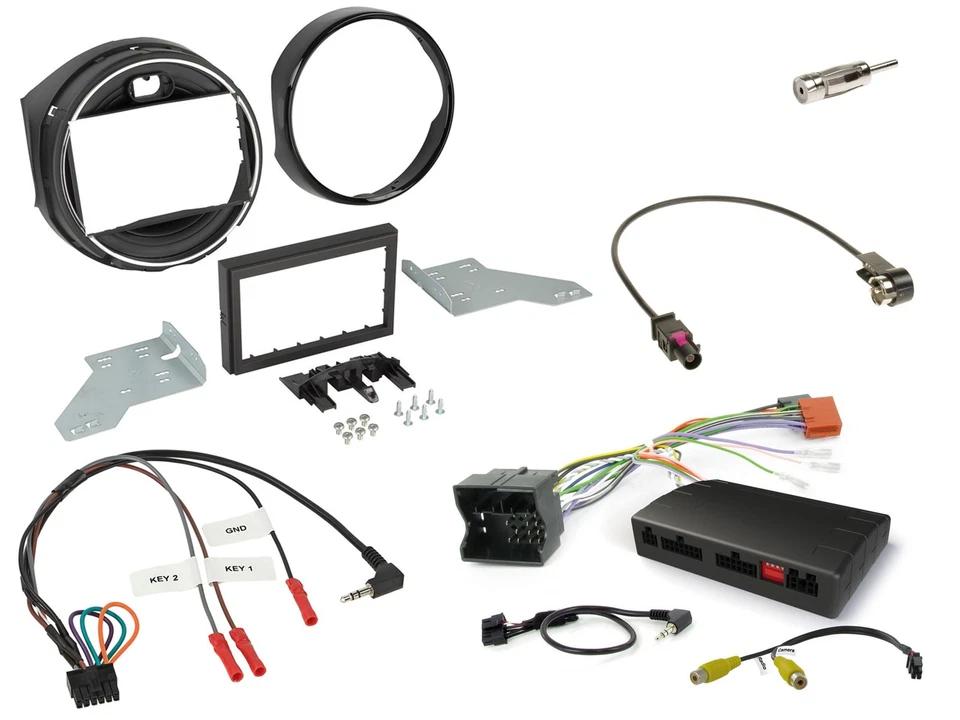 JVC Lenkrad USB 2DIN DAB Bluetooth CD Autoradio für BMW Mini F55/F56 2013-2016 s - Bild 3 von 4