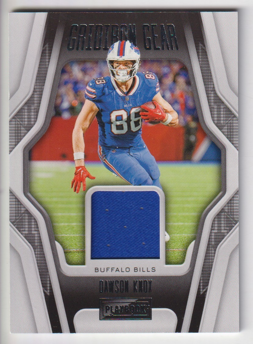 Dawson Knox #GG-35 2022 Panini Playbook Football Gridiron Gear