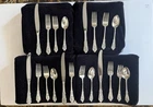 Rose point  by Wallace Sterling Silver (.925) Flatware Place Settings Set 20 pcs