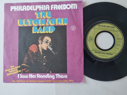 Elton John Philadelphia Freedom I Saw Her Standing There 7 Vinyl elton-john-philadelphia-freedom-i-saw-her-standing-there-7-vinyl