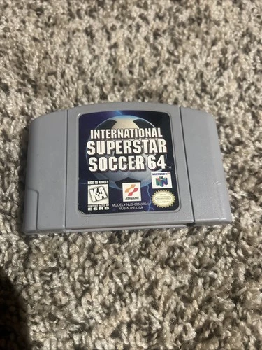 International Superstar Soccer 64 ( Nintendo 64 ) N64 Game Cartridge
