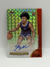 2024-25 Topps Finest - Flashback Autographs Jaylen Wells /75 RC