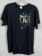 Zumba Fitness Party Live Womens Black Graphic Short Sleeve Shirt Top One Size