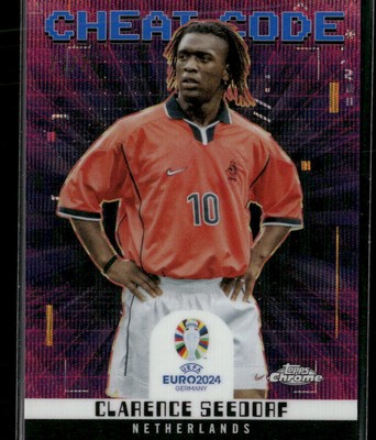 2024 Topps Chrome UEFA EURO #CC-13 Clarence Seedorf Cheat Code 73