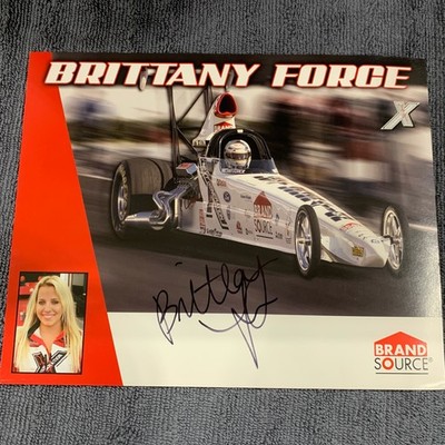 VRHTF NHRA COOL RARE BRITTANY FORCE BRAND SOURCE SUPER COMP DRAGSTER HAND OUT
