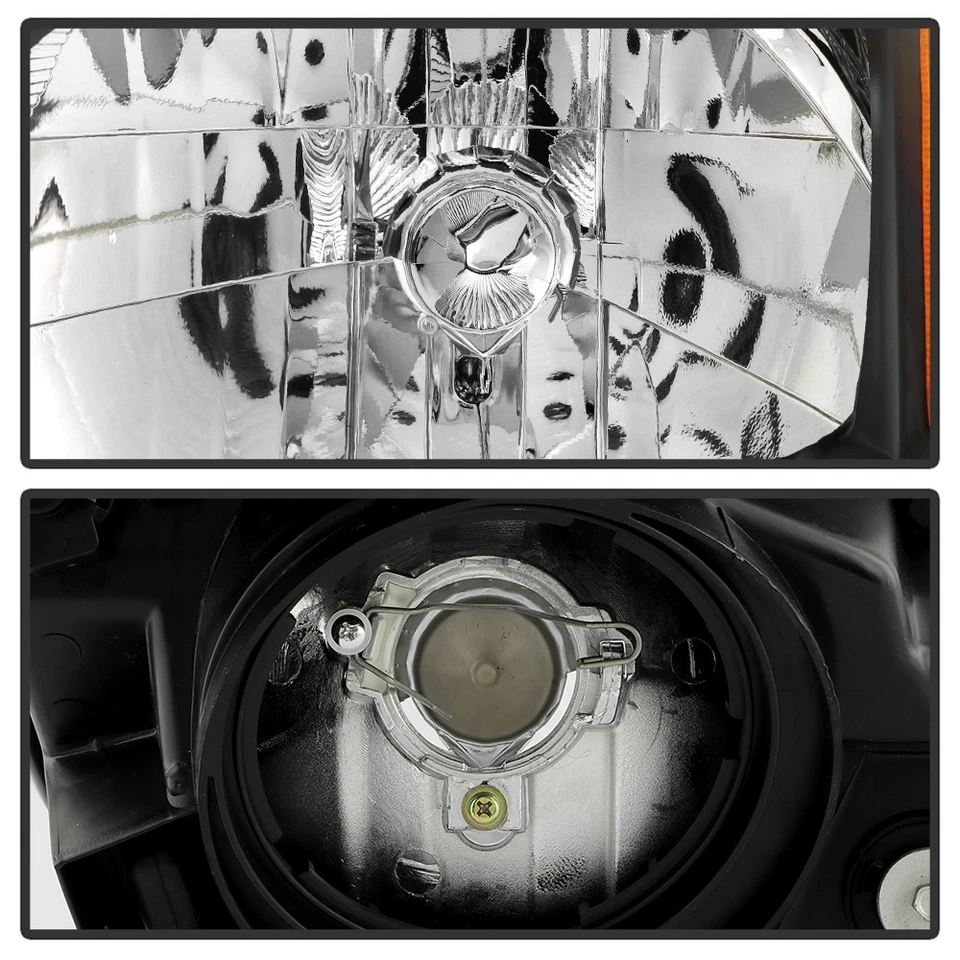 Faros delanteros negros tipo halógeno izquierda+derecha para Toyota Prius 2006-2009 Foto 3 de 4