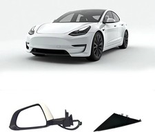 Left Driver Side Mirror for Tesla Model 3 2017-2025 Power Fold Heated Memory Whi