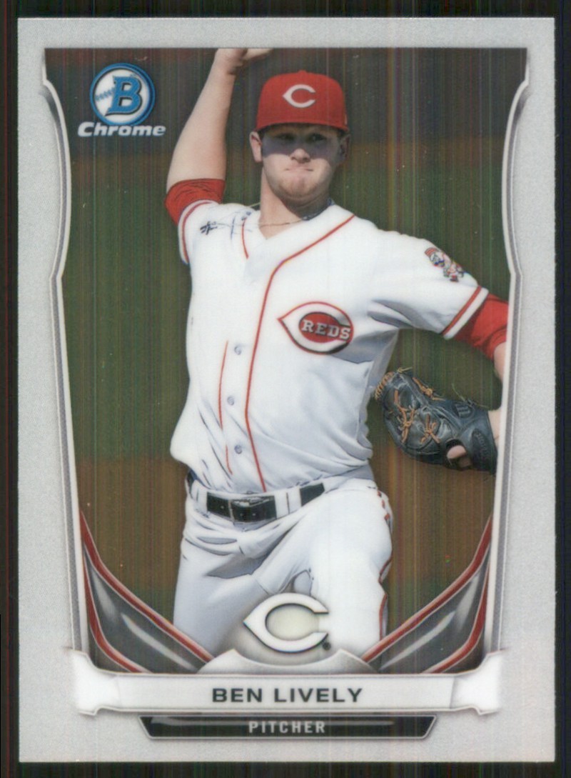 2014 Bowman Chrome Prospects #BCP16 Ben Lively Cincinnati Reds 35703