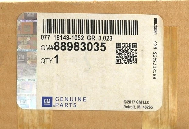 NUEVO OEM GM Tanque de Combustible Correa Almohadilla Aislante 889830359 Chevy Astro GMC Safari 85-96 Foto 3 de 4