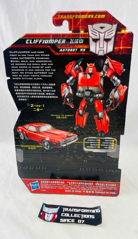 Transformers Generations GDO Deluxe Class Cliffjumper MOSC - Image 2 of 2
