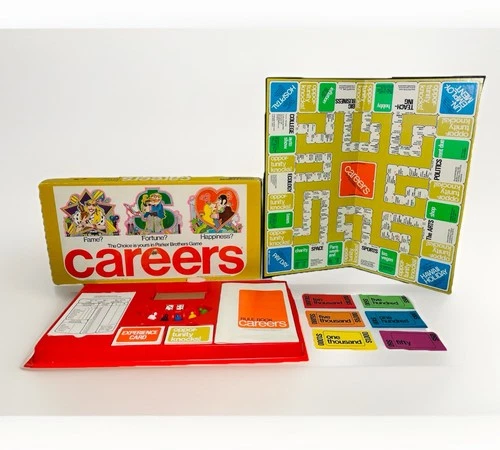 Vintage 1976 Parker Brothers CAREERS Board Game Made in USA COMPLETE