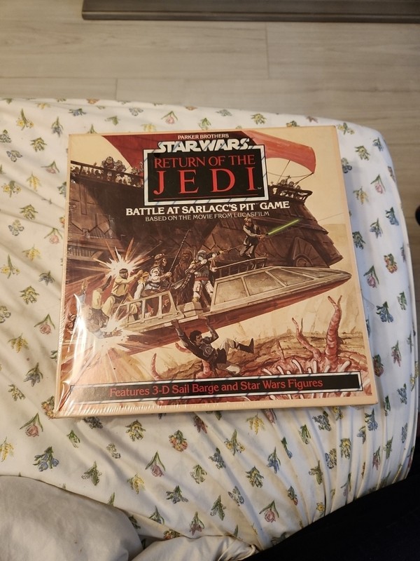 Vintage 1983 Star Wars, Return Of The Jedi, Battle Of Sarlacc's Pit Slight Tear