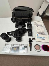 Vtg MINOLTA Maxxum 7000i 35mm SLR Camera 24-50  70-210 Lens 2000i Flash