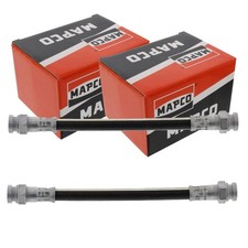 2X MAPCO BREMSSCHLÄUCHE HINTEN passend für ABARTH 500 500C FIAT 500 PANDA FORD K