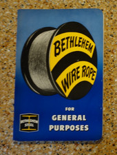 BETHLEHEM STEEL WIRE ROPE FOR GENERAL PURPOSES 241-E  BROCHURE BOOKLET BOOK