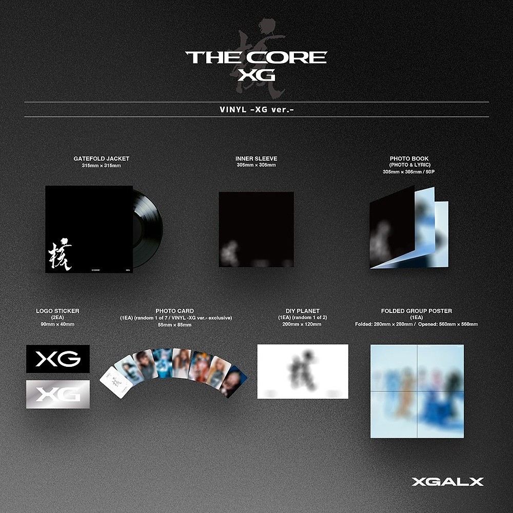XG 1st FULL ALBUM THE CORE 核 CD-XG ver.- XG 1ST FULL ALBUM [ THE CORE - 核 ] XG VER. - Music Plaza