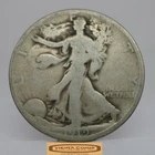 1919-D Walking Liberty Half Dollar, 90% Silver - #C59511NQ