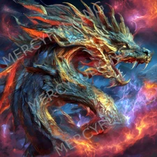 Dragon - Digital AI Art Image (4k HD) High Resolution Print Download