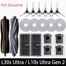 Main Side Brush/Filter Mop/Dust Bag For Dreame L10s Ultra Gen 2/L30s Ultra