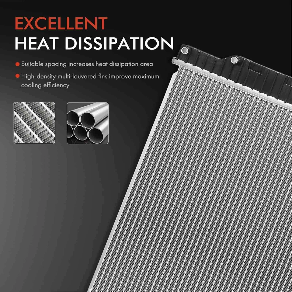 Radiator w/o Oil Cooler for Kenworth T170 T270 11-13 W900 Peterbilt 325 330 337 - Image 4 of 4